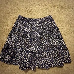 shein floral skirt